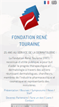 Mobile Screenshot of fondation-r-touraine.org